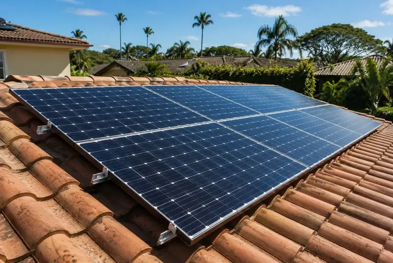 Installation de panneaux solaires à Casefabre